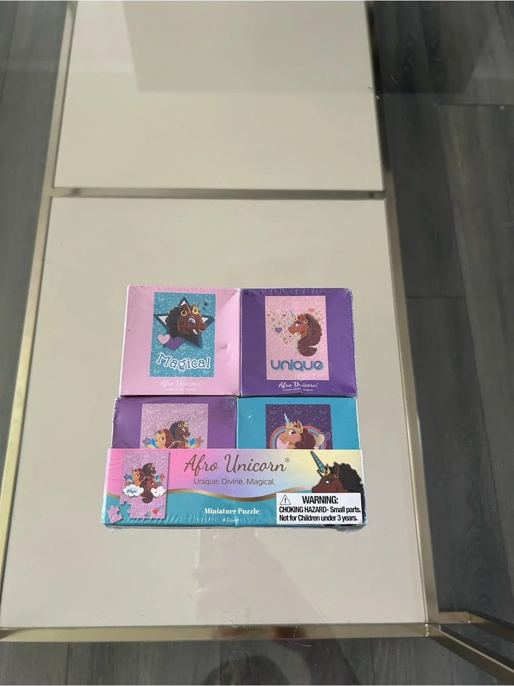 Miniature Puzzle Set - Pink & Purple